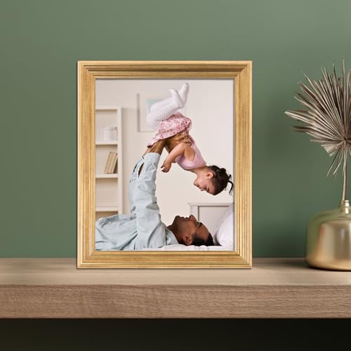Lawrence Frames 536280 Sutter Gold 8x10 Picture Frame