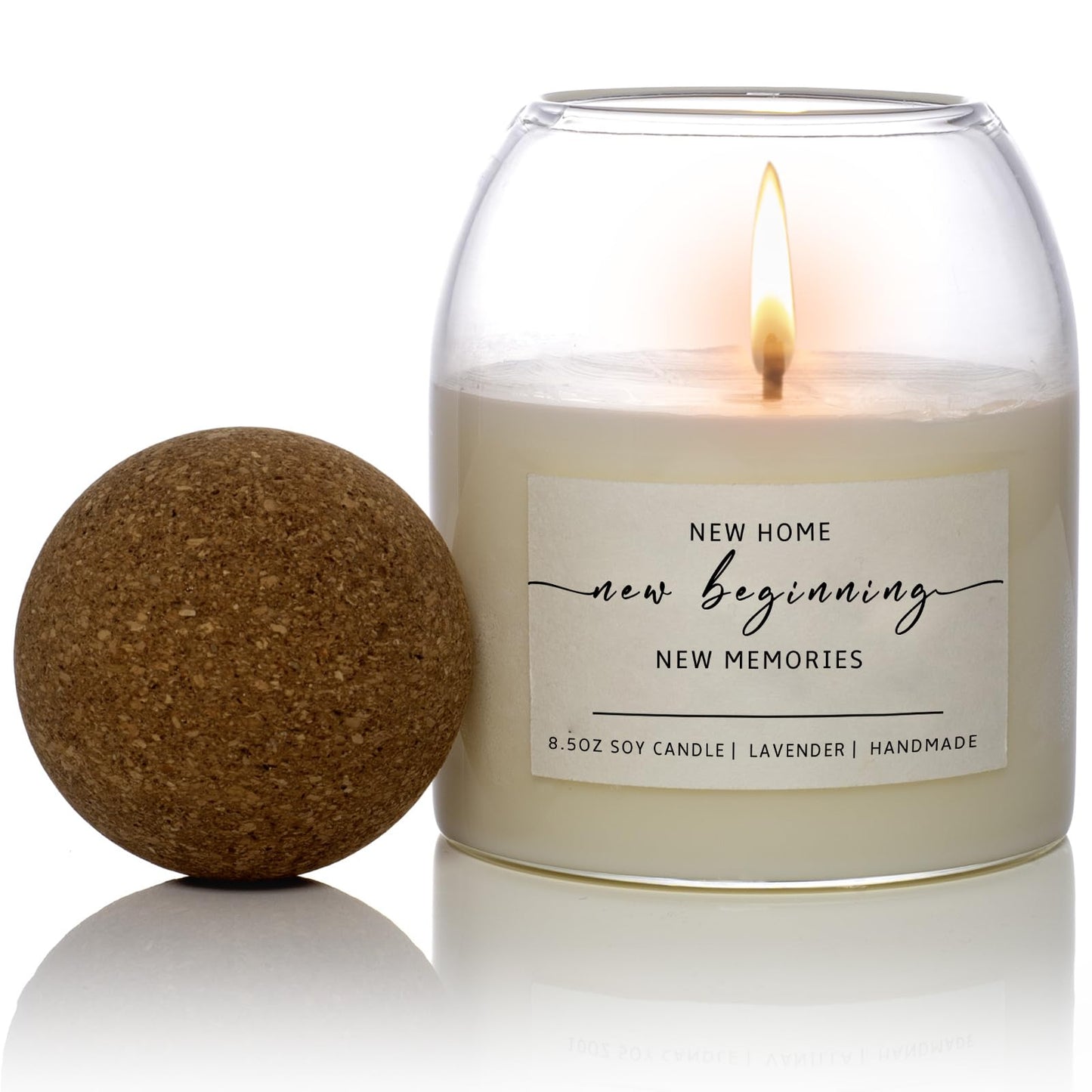 House Warming Gifts New Home,Housewarming Gifts, New Home Gift Ideas for Women Men Neighbor | Soy Wax, Long-Lasting 60-Hours, Lavender