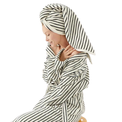 Melika turkish cotton striped terry  towel