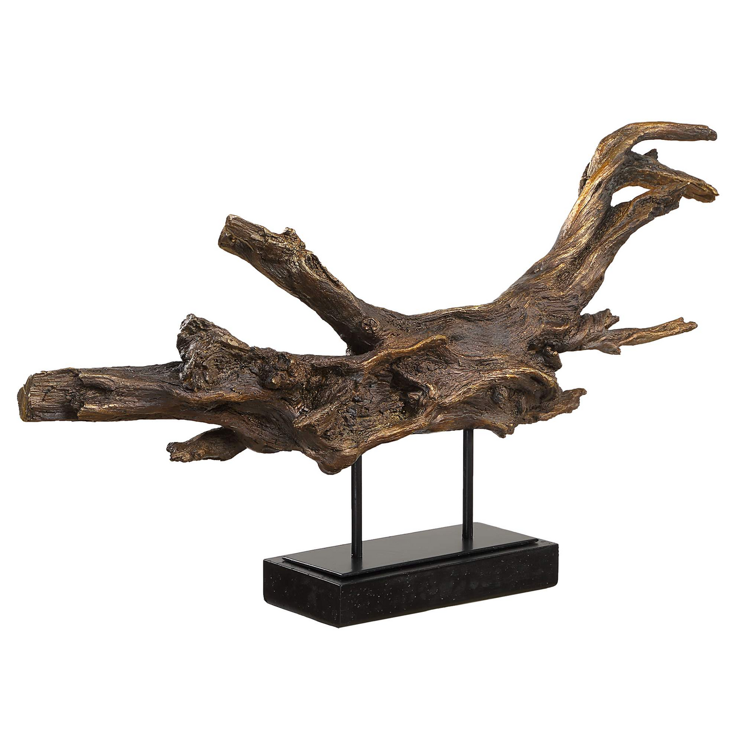 Uttermost Gilded Branch 25" Wide Dark Brown Sculpture