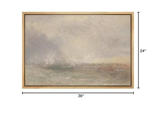 Framed Grey Abstract Canvas