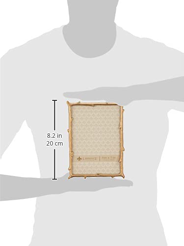 Lawrence Frames 712557 5x7 Gold Metal Natural Branch Design Picture Frame