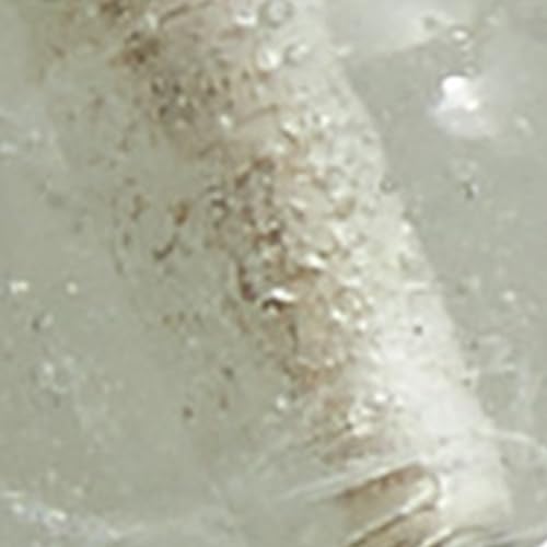 Deco 79 Glass Handmade Round Beaded Garland with Tassel with Knotted Brown Jute, 45" x 1" x 1", Clear