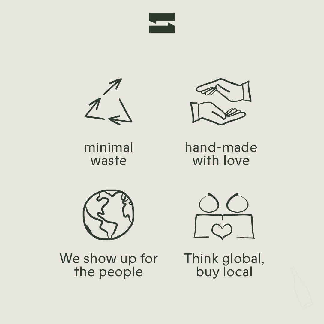 IWAS Upcycled Olive Drinking Glasses | 250 ML | 8.45 OZ | Set of 6 | Sustainable Water Glasses | Environmentally Friendly Dark Brown Glasses For Home