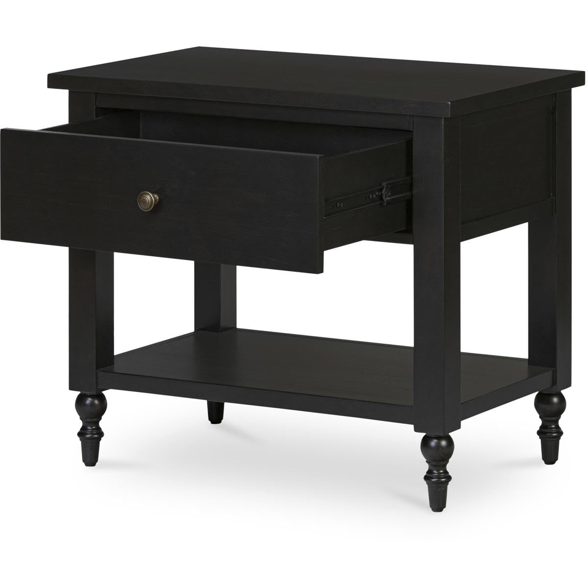 Moe's Home Collection Katherine Nightstand Black Wood Nightstands