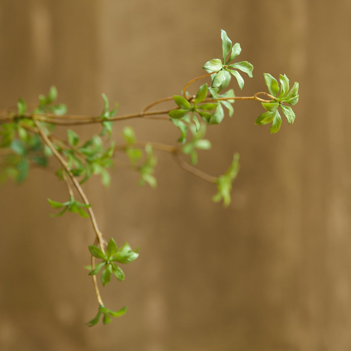 Avoeco Artificial Greenery Stems, 47”Tall Fake Plants Branches, Real Touch Faux Enkianthus Perulatus Twig Leaf for Home Garden Office Wedding Vase Filler Shop Decoration (3 Packs-Green)