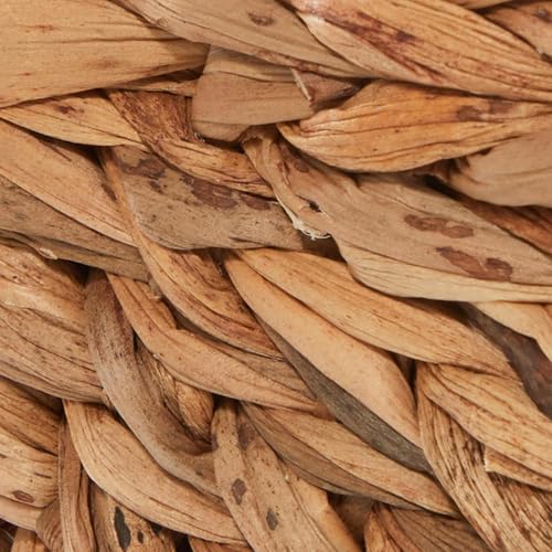 Deco 79 Seagrass Handmade Decorative and Functional Storage Basket Large Woven Basket Organizer with Ring Handles, Basket for Storage 20" x 18" x 19", Brown