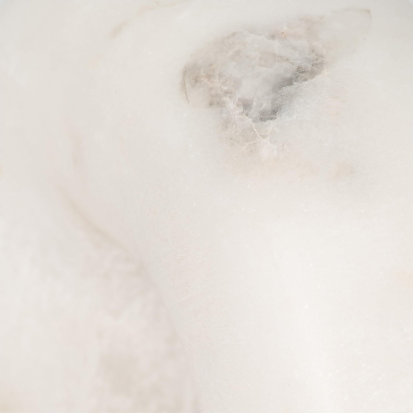 Sagebrook Home White Marble Decorative Object - 5x2x8 Inches Modern Arch Sculpture for Home, Office, Bedroom, Living Room Decor