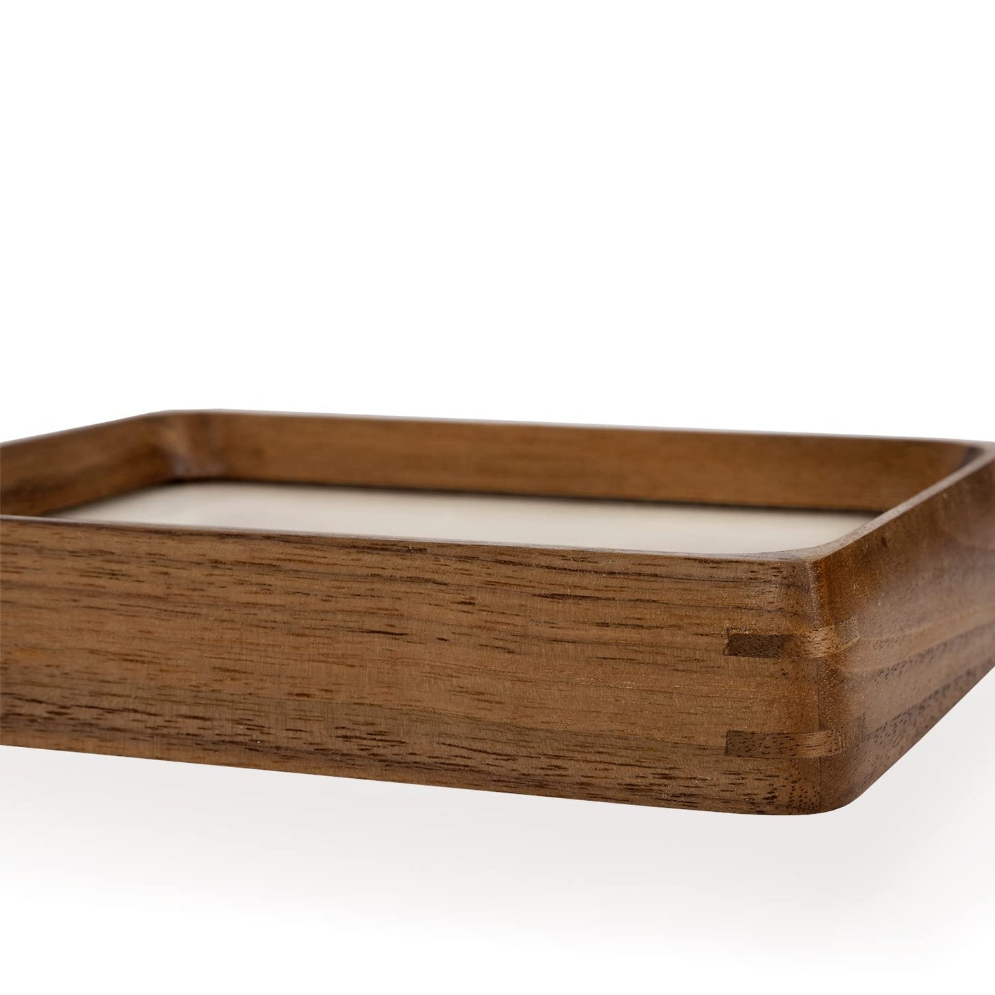 Hans Picture Frame,Made of Solid Wood Photo Frame for Wall Mounting or Tabletop Diaplay(Walnut,5"x7" matted to 4"x6")