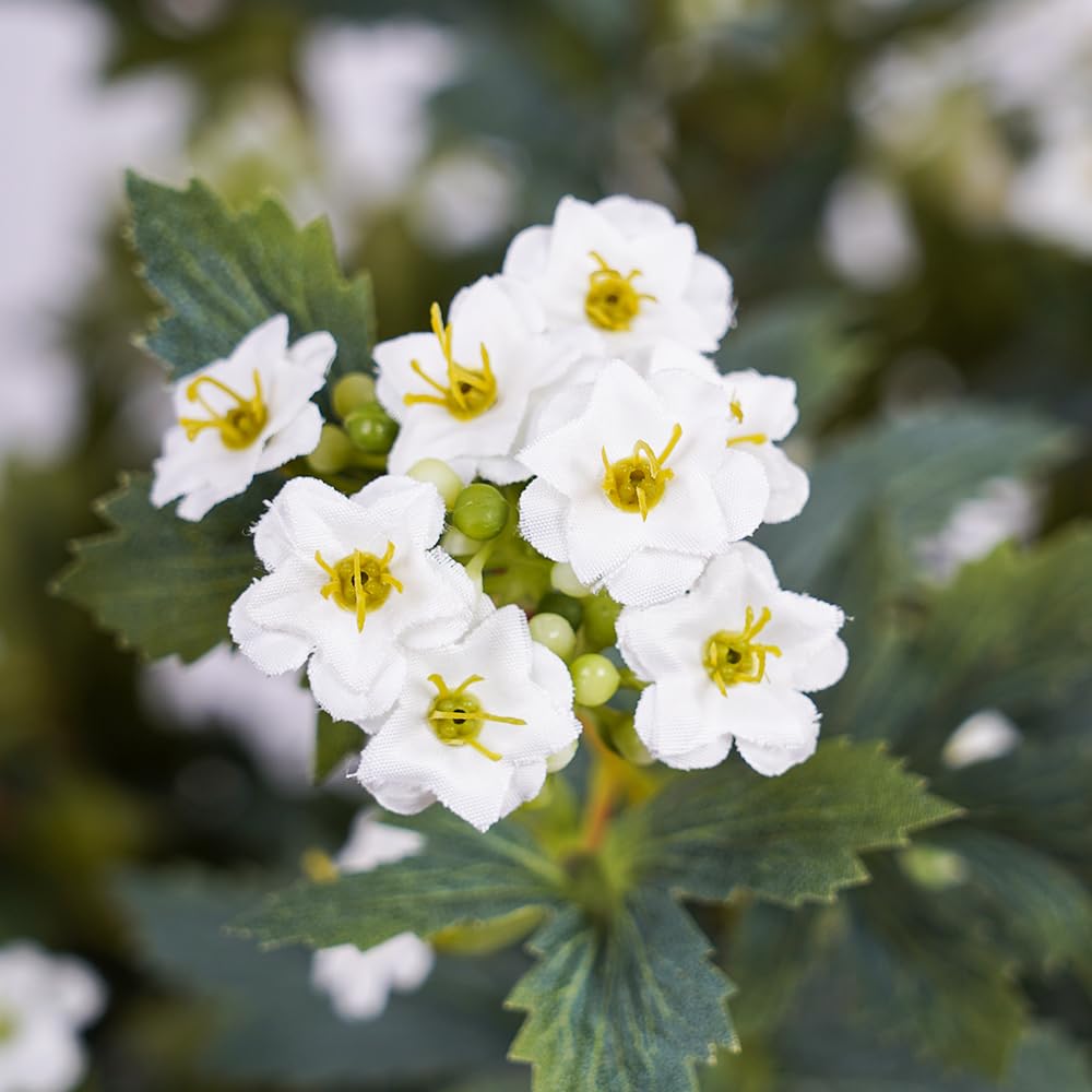 Artificial Plants,3Pcs 31inch Green Faux Stems for Vase,Fake Flowers Faux Branches Artificial Plants & Flowers for Home Decor (3, Kalanchoe)