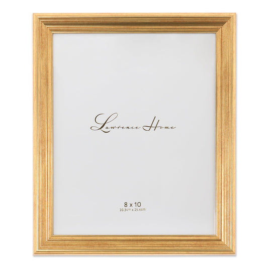 Lawrence Frames 536280 Sutter Gold 8x10 Picture Frame