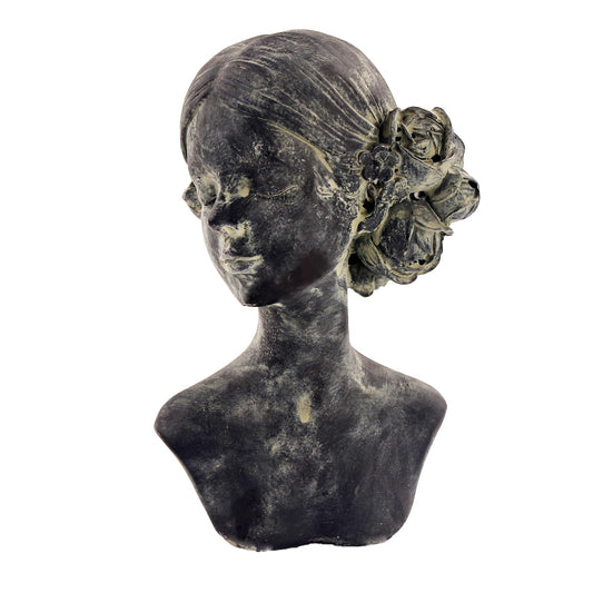 LIUYWYHCF Beautiful Women Faces Resin Sculptures, Resin Art Statues Ornaments, Collectible Figurines for Home Living Room Office Shelf Decoration, Housewarming Great Gifts Ideas, Woman