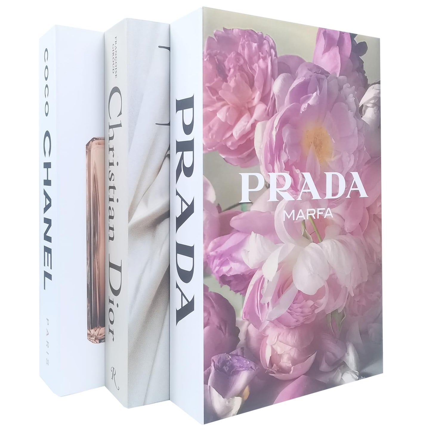 3PCS Decorative Books - Faux Books for Decorations Aesthetic Chic Fake Book for Home Décor Coffee Table Decor Bookshelf