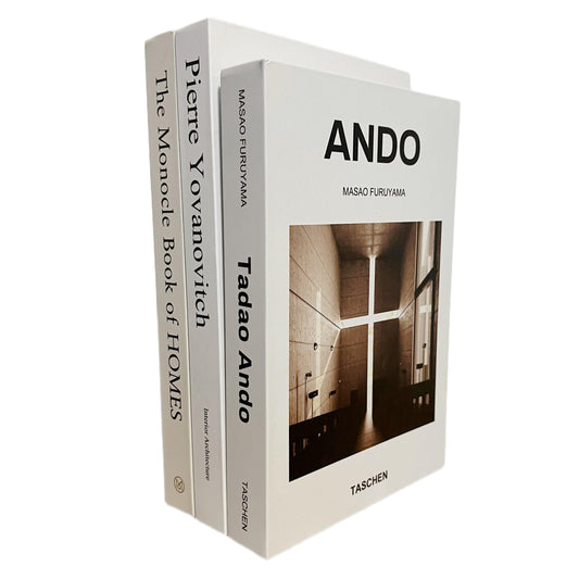 Set of 3 Faux Decorative Books for Coffee Table, Shelf Decor, Bookshelf Decor. Lightweight Cardboard Perfect for Decor Book Styling on Coffee Table, Entrance Table or Bookshelf.