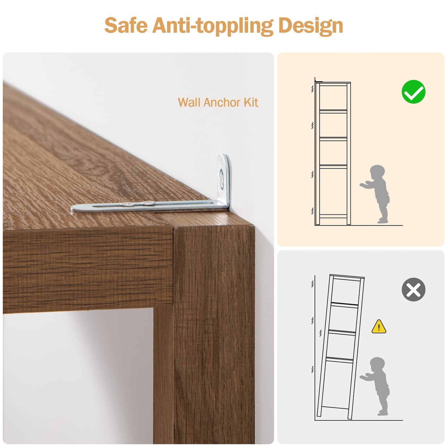 SICOTAS Bookshelf 5 Tier Book Shelf Rattan Boho 71" Tall Bookcase with Doors Storage Shelves Large Bookshelves Farmhouse Bookcases Library Book Case for Living Room Bedroom Home Office Kitchen