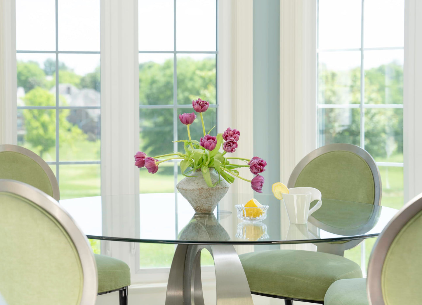 CozyWel Handmade Rustic White Ceramic Vase Decorative Flower Vase, Textured Pottery Vase for Centerpieces, Kitchen, Living Room, Bedroom Decor Gifts