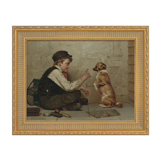 FOLKOR Canvas Frame 11x14 for Family Photos Dog Cat Animal Portraits, 2.2" Wide Vintage Gold Ornate Frame for Shelf Decor Gallery Wall Art, Warm Gift for Mother's Day Housewarming, No Back & Glass