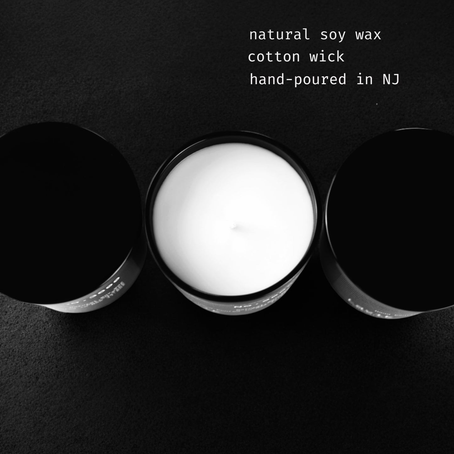 Luxury 11.50oz Scented Candle with grounding Base Notes of Birch, Cedarwood, Musk, Oakmoss, and Patchouli. Natural Soy Wax, Cotton Wick, Matte Black Jar. Gift or Elegant Decor for Home & Office