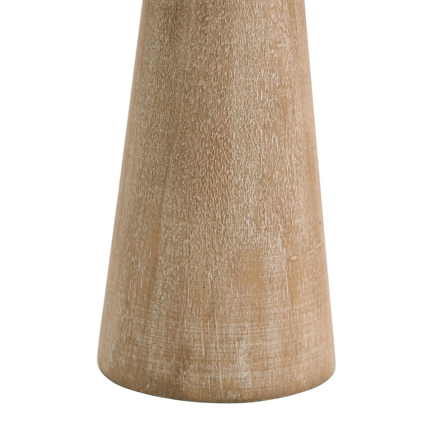 NIKKY HOME Wood Taper Candle Holders Set of 2, Farmhouse Tall Candle Stand Decorative Candlestick for Wedding Party Mantle Fireplace Dining Room Table Centerpieces Decor