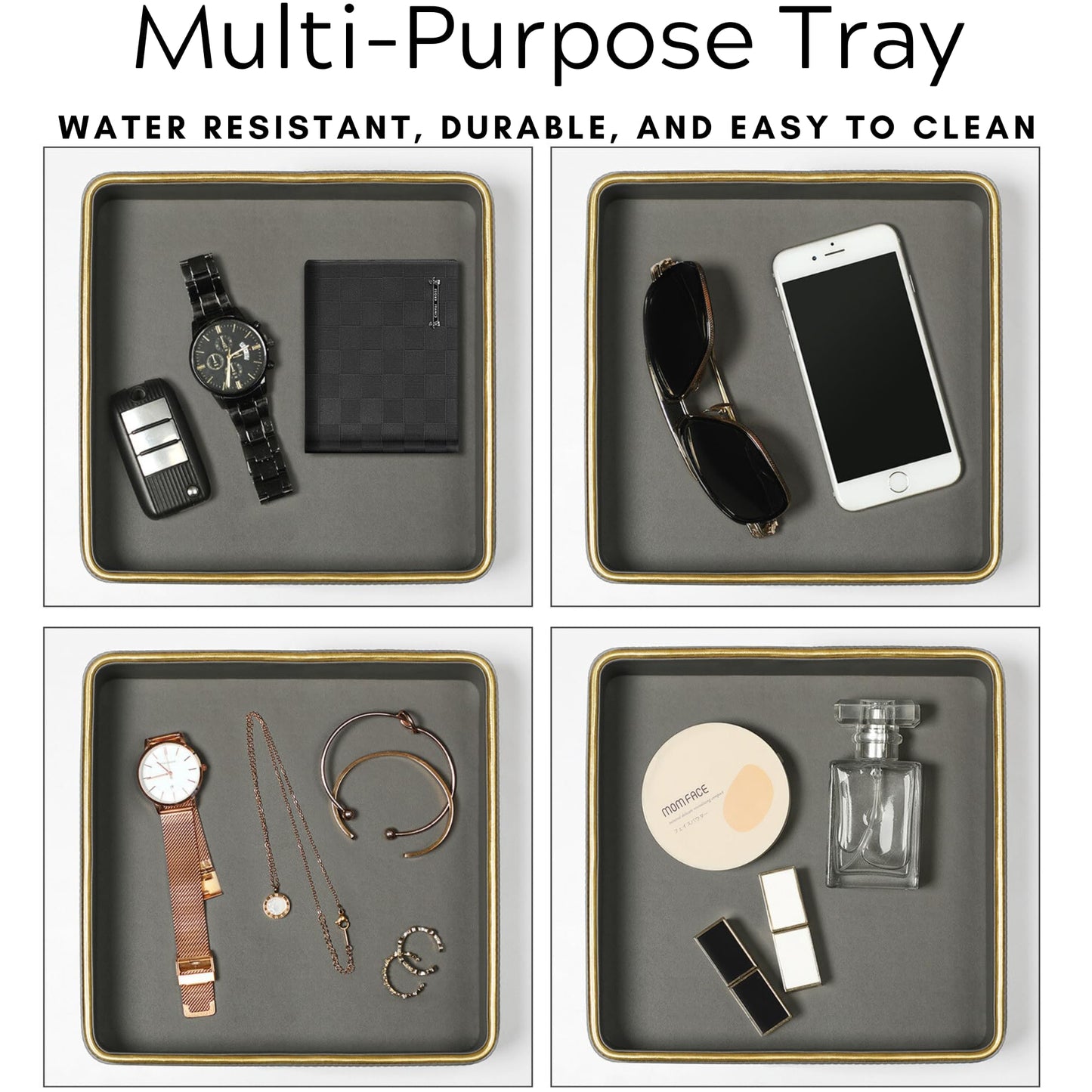 Key Bowl for Entryway Table| Leather Valet Tray for Men| Key Dish Bowl for Entryway Table| Key Basket EDC Tray| Key and Wallet Holder Key Holder Bowl| Bowl for Keys Entryway Table