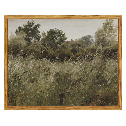 InSimSea Framed Canvas Wall Art Vintage Decor, Small Canvas Wall Art, Living Room Desk Decor, Vintage Farmhouse Wall Decor for Bedroom Living Room, Ready to Hang Wall Artwork, 8"x10"