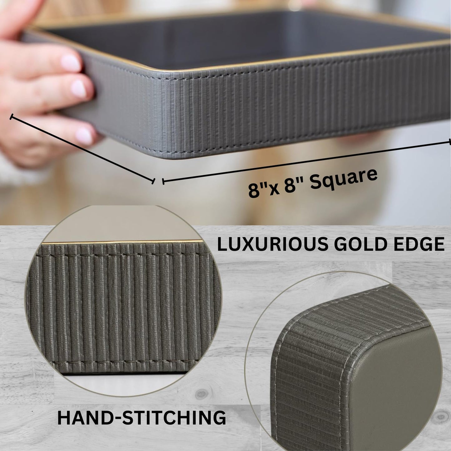 Key Bowl for Entryway Table| Leather Valet Tray for Men| Key Dish Bowl for Entryway Table| Key Basket EDC Tray| Key and Wallet Holder Key Holder Bowl| Bowl for Keys Entryway Table