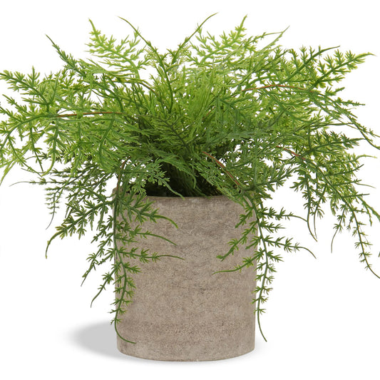 Small Fake Plant Potted Plants Artificial Decor Silk Ferns Plant Faux Plants in Pots for Home Living Room Bedroom Desk Bathroom Window Shelf Farmhouse Decoration