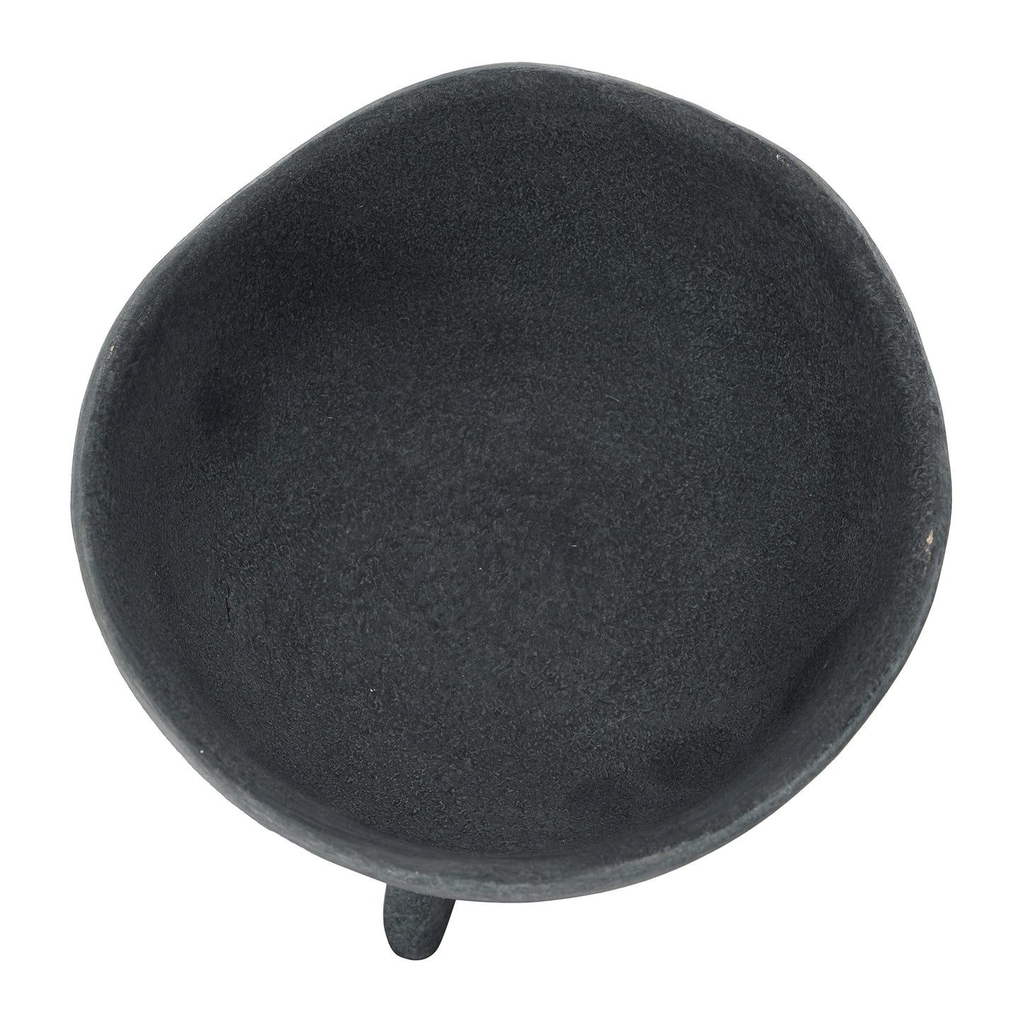 Creative Co-Op Boho Terracotta Footed Planter, Slate Grey