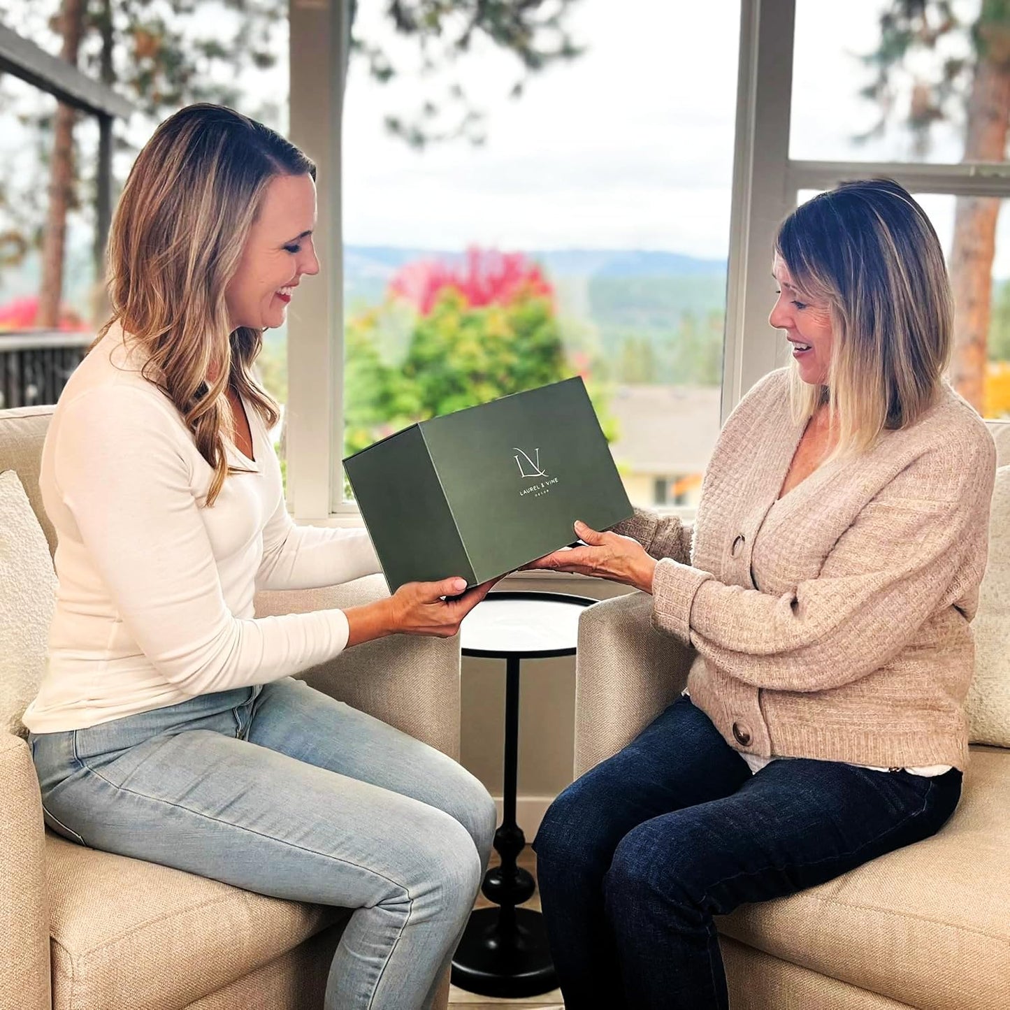 Luxurious White Textured Ceramic Bowl and Greenery Set,12.5x10.5 Inch Pedestal Decorative Bowl, with 6 Green Succulent Moss Balls, Counter Top, Farmhouse Table Centerpiece, Living Room, Kitchen Decor
