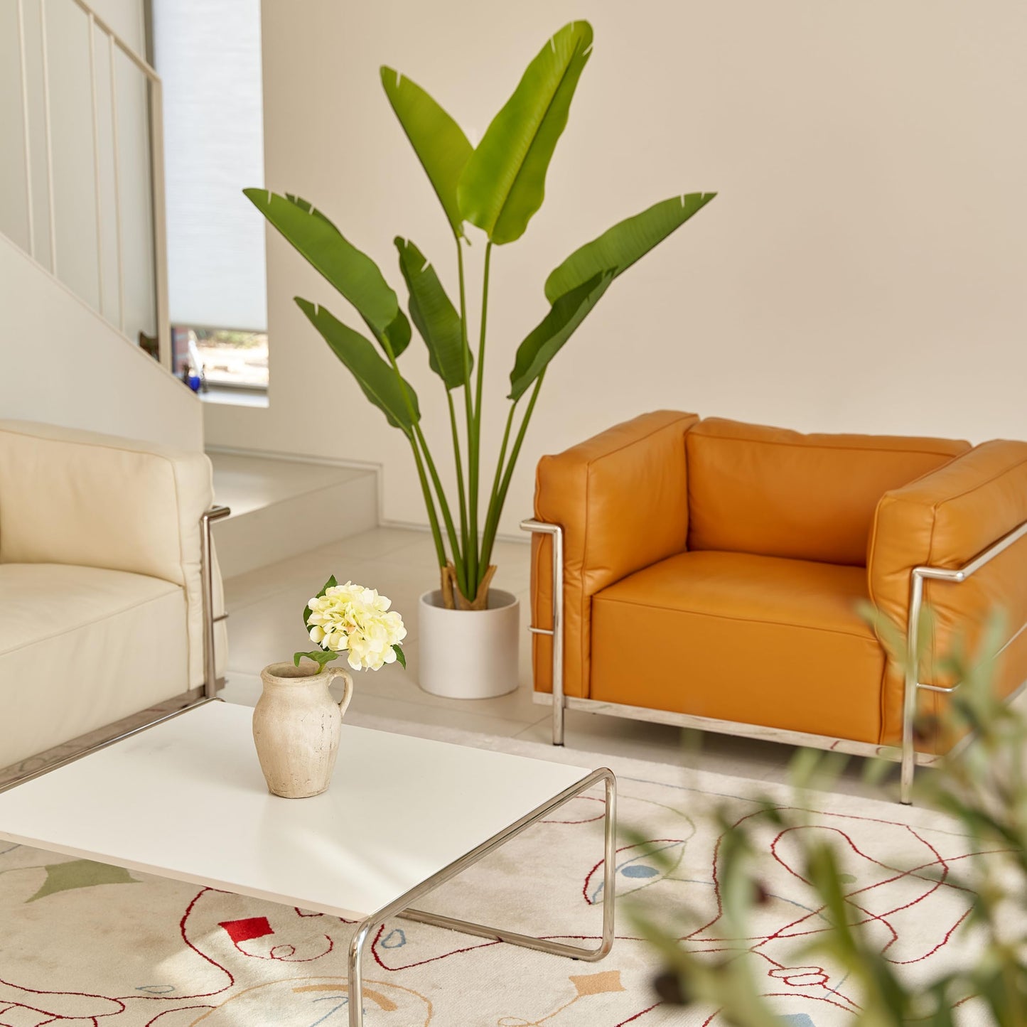 LB2 Rustic Ceramic Vase, 8.3 Inch Tall Zen Style vase, Terra Cotta Pitcher, Distressed Farmhouse Decor, Pottery Decorative Flower Vase for Home Decor