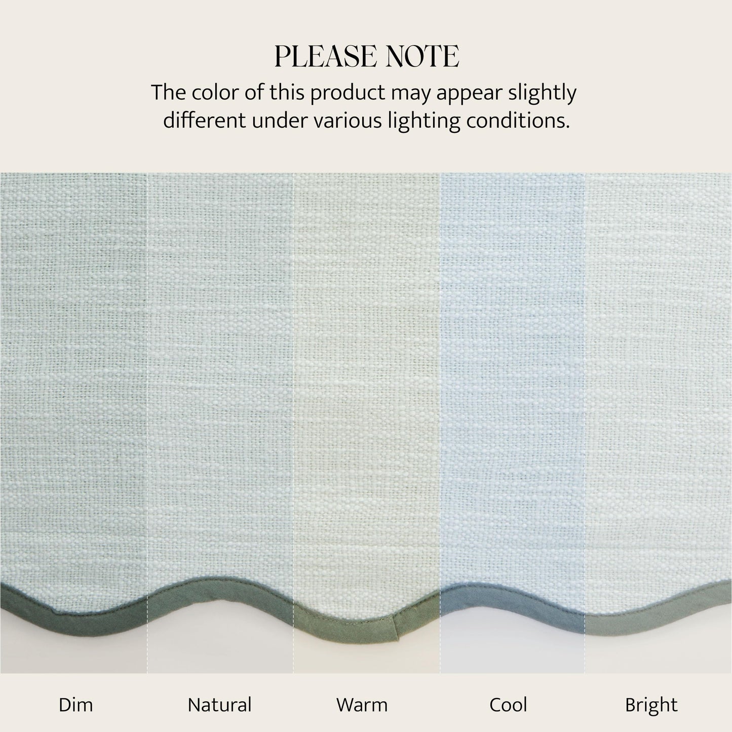 Double Stitch Scalloped Throw Pillow Covers - 100% Cotton Decorative Boho Pillow Covers 18 x 18, Made in India, Square Cushion Case, Modern Home Decor for Couch Sofa Living Room, Aqua Mint