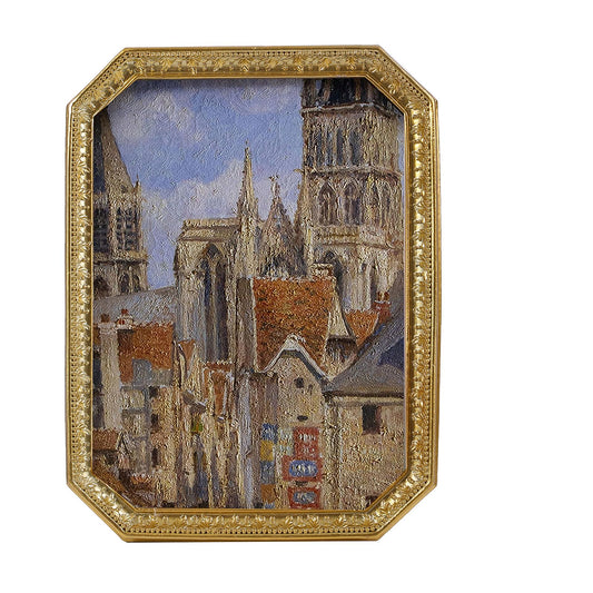 SIKOO Vintage Picture Frame 4×6 Antique Gold Picture Frame Ornate Photo Frame Tabletop and Wall Hanging Frame with High Definition Glass Front, Wall Decor Art, Photo Gallery