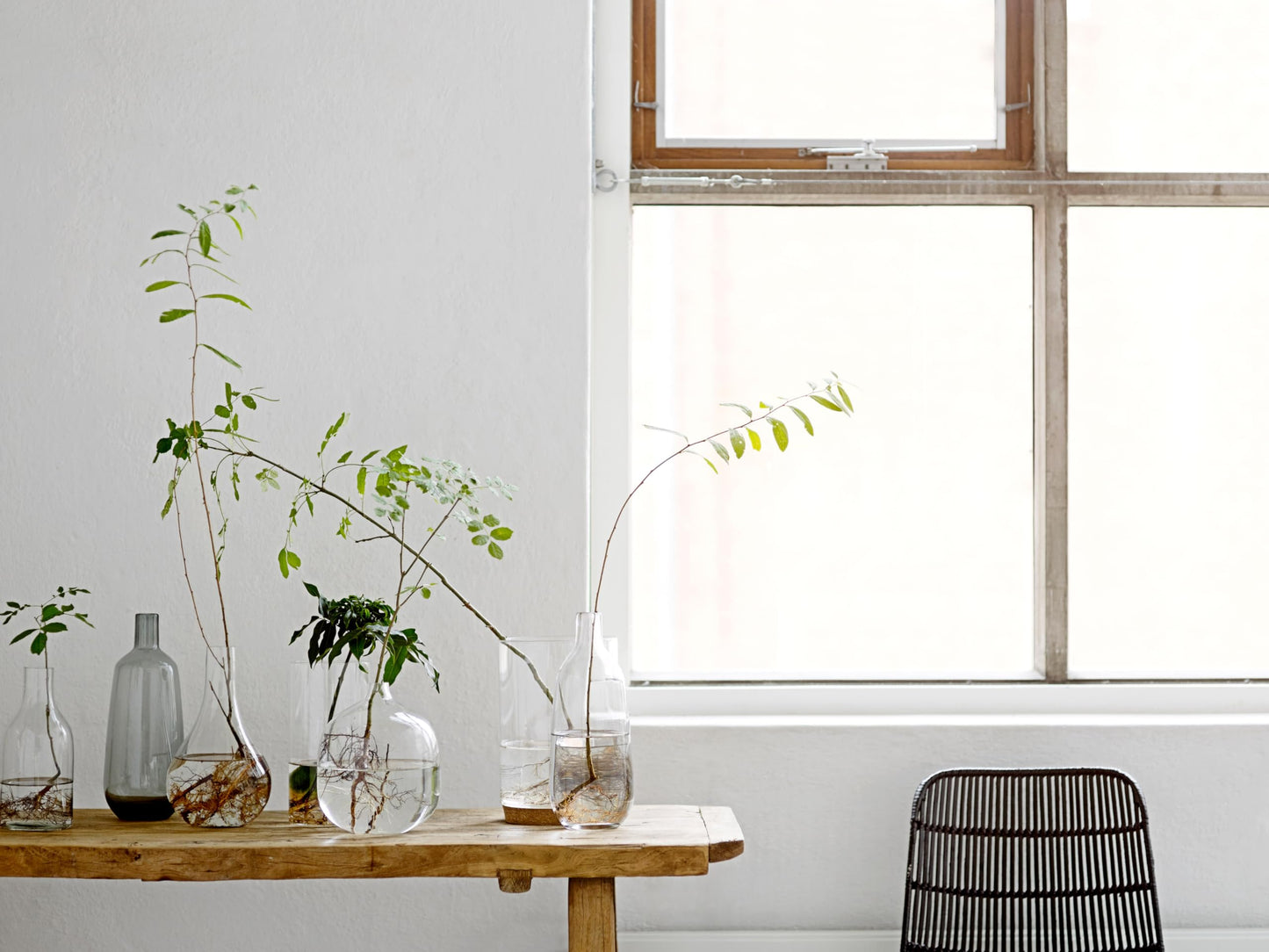 Bloomingville Stout Clear Glass Vase