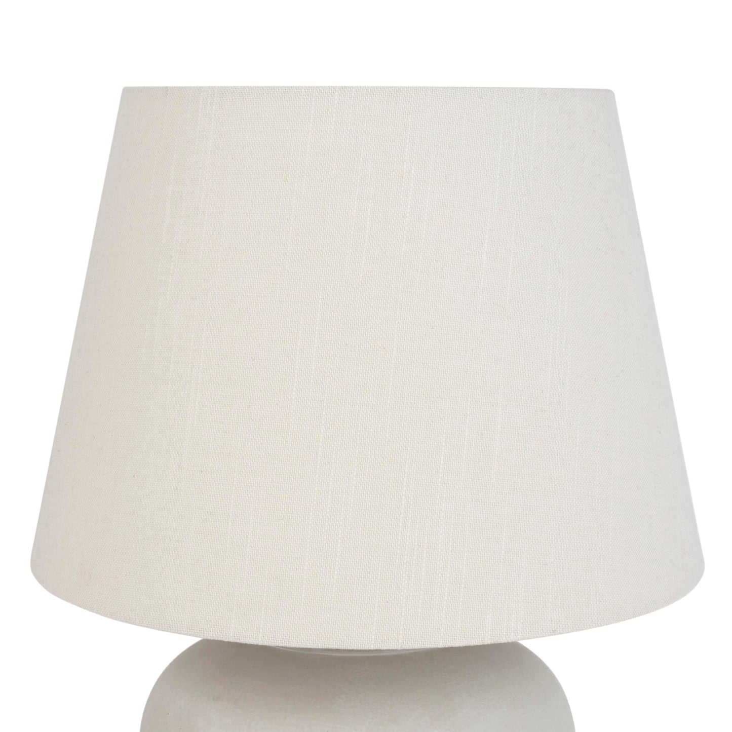 Nourison Home 20" Sand (Light Beige) Ceramic Pot Table Lamp for Bedroom, Living Room, Console, Entryway