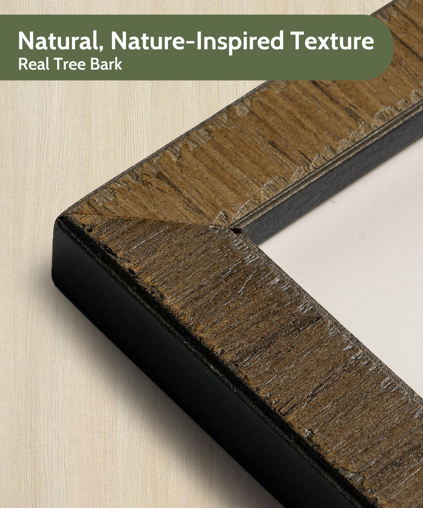 SUMGAR 5x7 Wooden Picture Frame Natural Rustic 5 x 7 Picture Frames Solid Wood Photo Frame Wall Living Room Decor Tabletop and Wall Hanging Gift for Family Grandma Mom Wood Grain Design