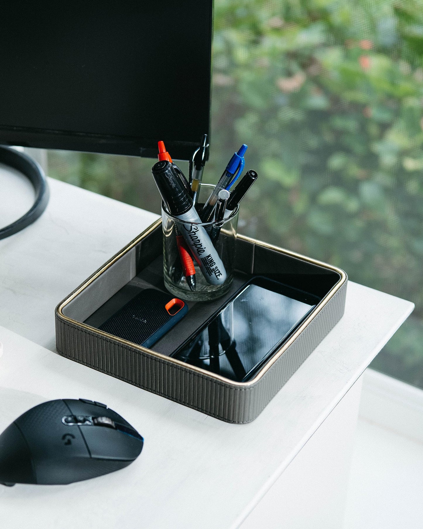 Key Bowl for Entryway Table| Leather Valet Tray for Men| Key Dish Bowl for Entryway Table| Key Basket EDC Tray| Key and Wallet Holder Key Holder Bowl| Bowl for Keys Entryway Table