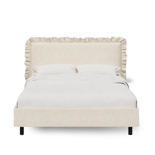 Lyra Ruffle Platform Bed