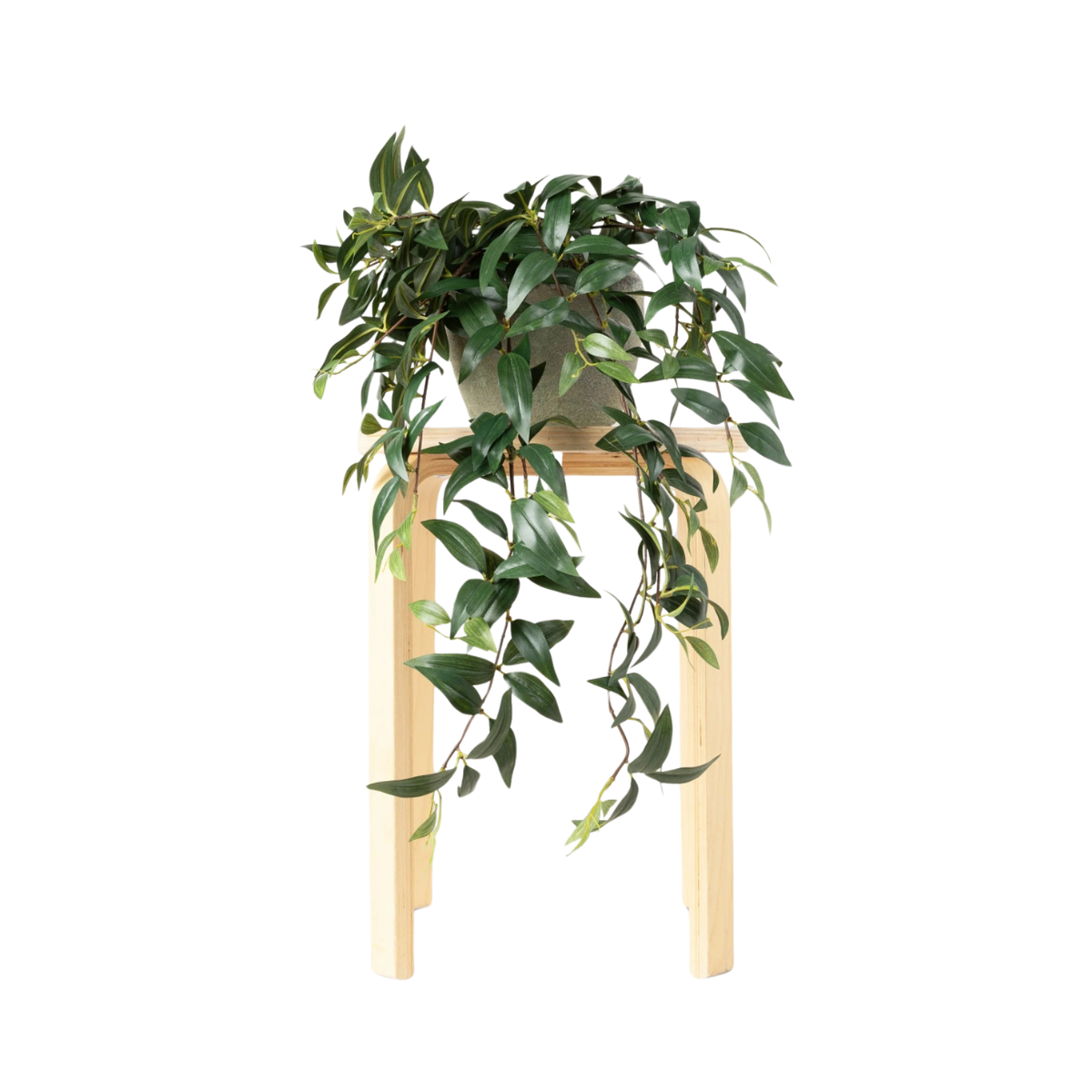 Fake Ruscus Leaf Hanging Plant - 31"