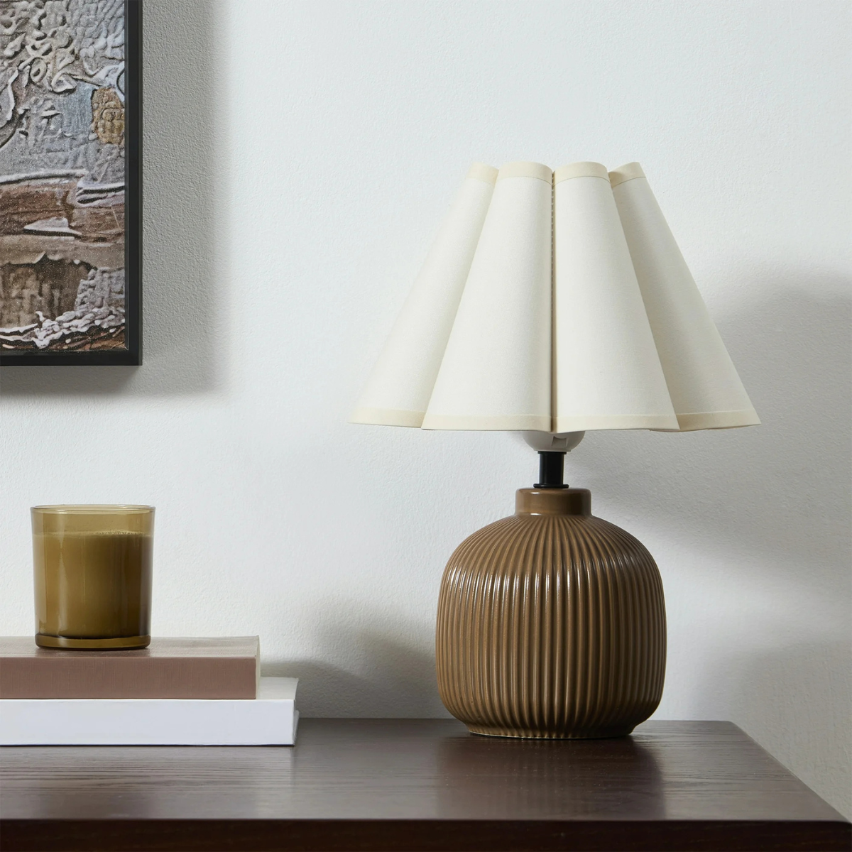 Brown Ceramic Table Lamp