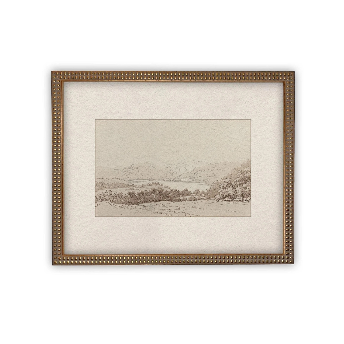 Vintage Framed Canvas Art #LAN-241