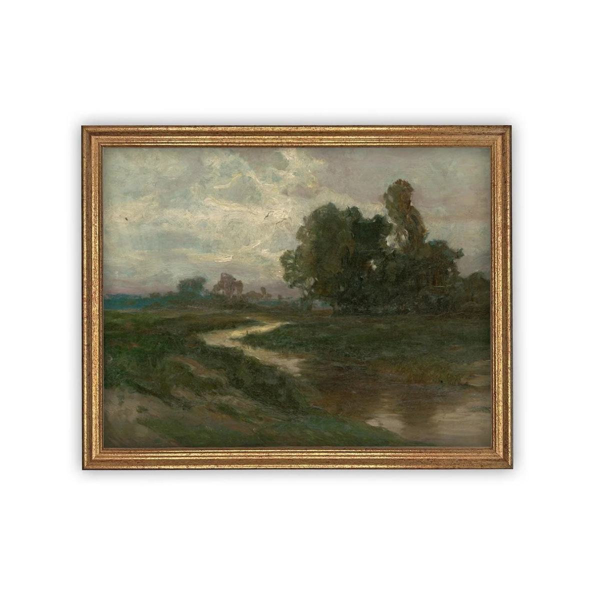 Framed Canvas Art Farmhouse print #LAN