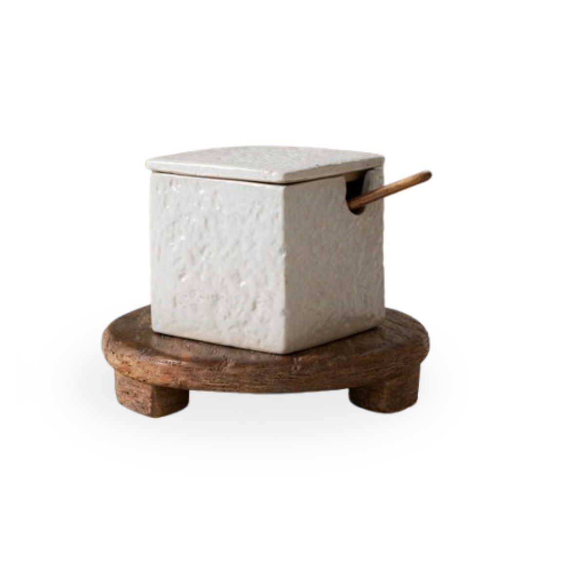 Mango Wood Carved Pedestal