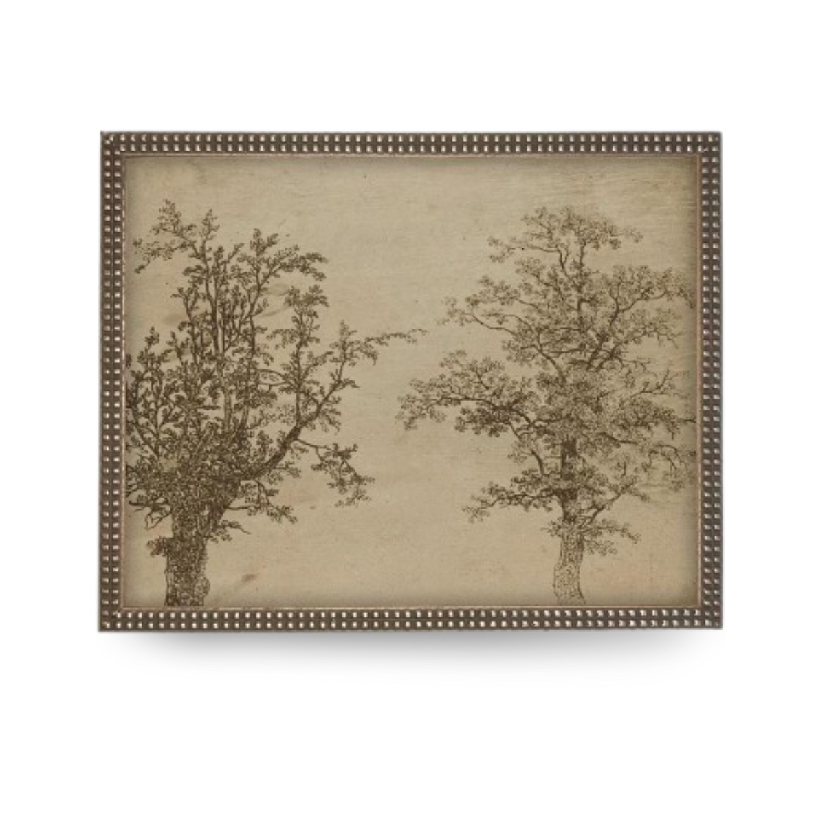 Vintage Framed Canvas Art #BOT-160