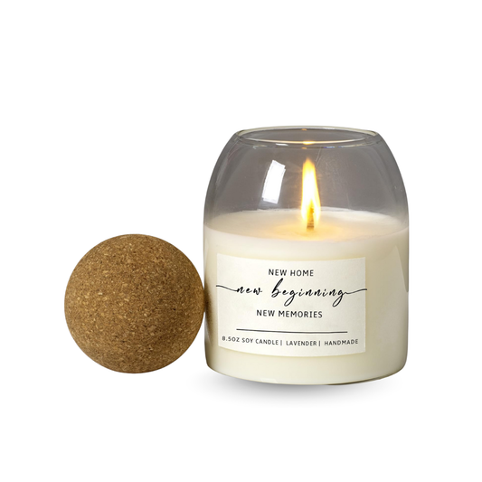 House Warming Gifts New Home，Housewarming Gifts, New Home Gift Ideas for Women Men Neighbor | Soy Wax, Long-Lasting 60-Hours, Lavender