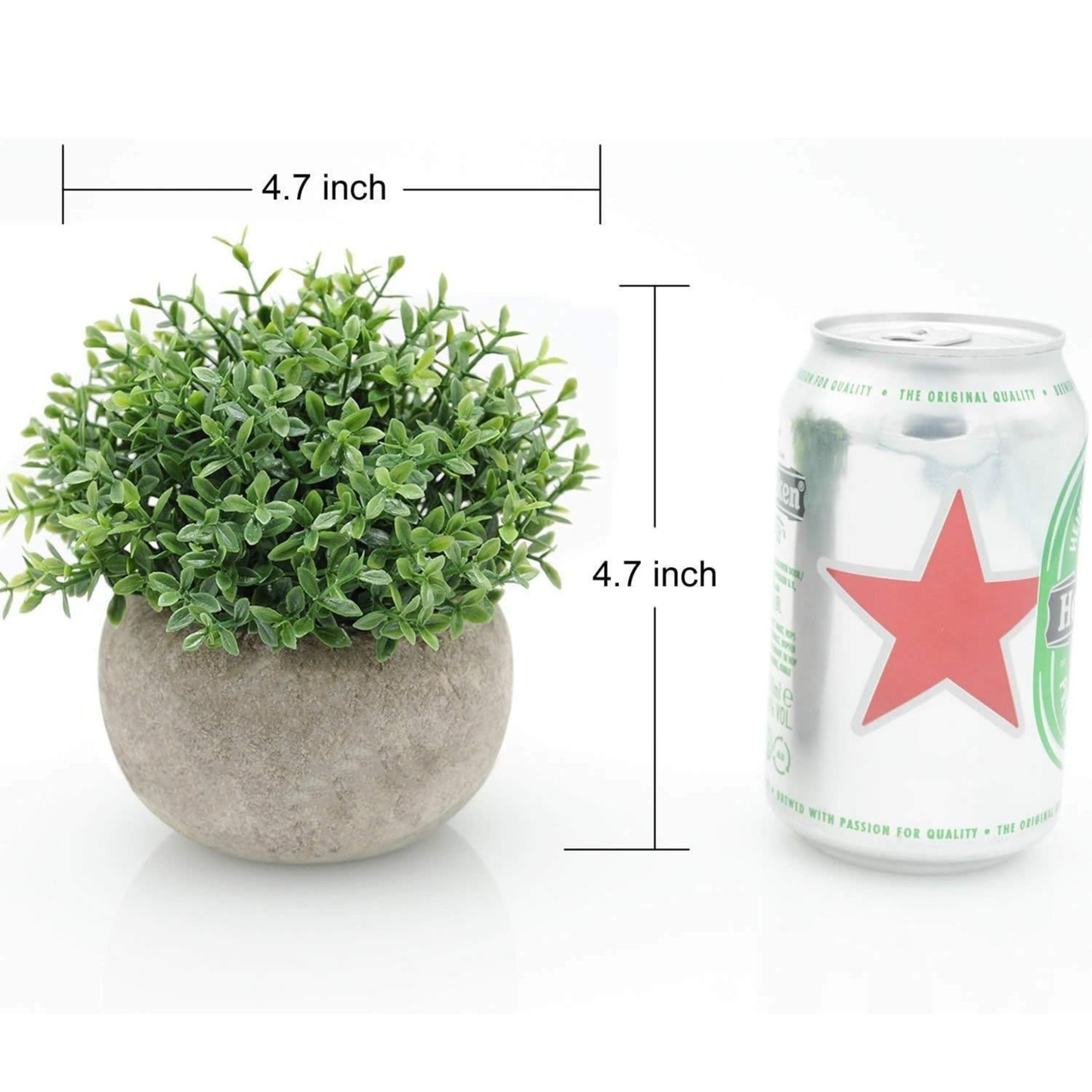 Velener Mini Sage Green Potted Boxwood Topiary Artificial Plants for Home Decor Indoor, Farmhouse House Plant Office Small Desk Shelf Apartment Coffee Bar Bathroom Decor Guest Room, Small Fake Plant