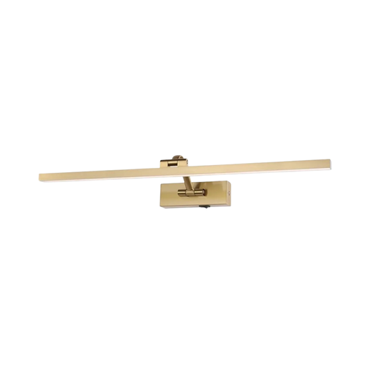 Wireless Picture Lights for Wall Battery Operated, Brass Art Lighting for Paintings Rechargeable Gallery lights with Remote and Timer 3CCT Dimmable Painting Lights for Artwork Portrait 23.6 inch