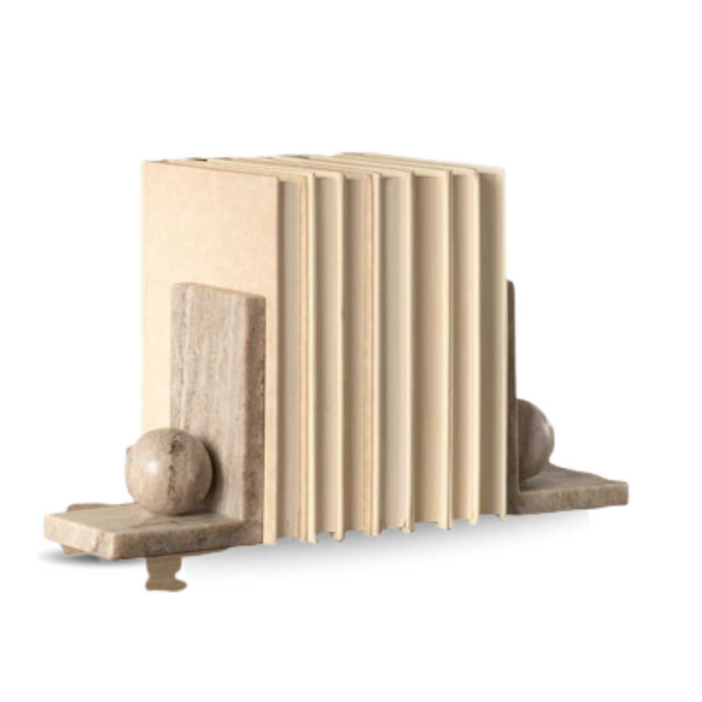 Adar Marble Bookends (Set of 2)