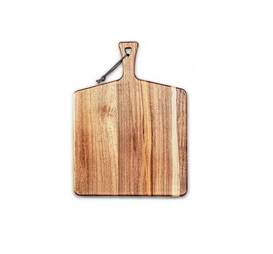 Acacia Wood Cutting Board-Square 17x13”.wood cutting board with handle-charcuterie boards-Serving Board-Pizza Board-Cheese Board.decorative cutting boards for kitchen-Multipurpose & Durable