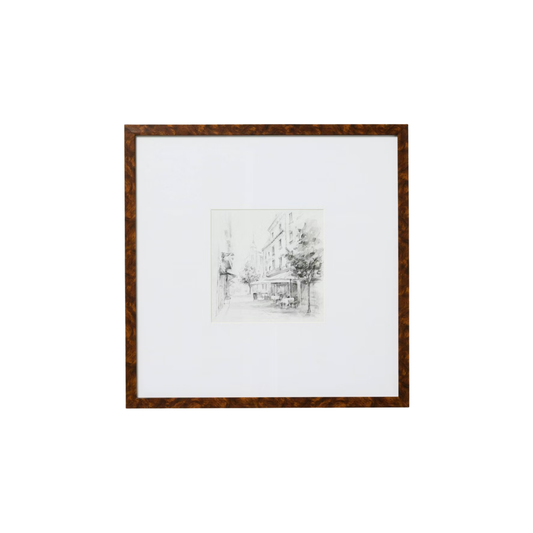 20"x20" Black and White Landscape Wall Art - Threshold™ designed with Studio McGee