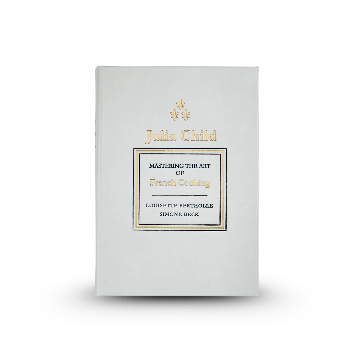 Julia Child Mastering the Art of French Cooking Leather Coffee Table Book